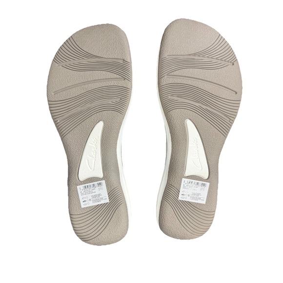 Clarks Women's Brinkley Jazz Flip Flops Cloudsteppers Size 12 Navy Blue New - Picture 9 of 11